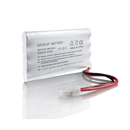 Somfy 2400720 - Batterie de Secours pour Moteur de Portail et/ou Porte de Garage | Compatible Moteurs Freevia, GDK, SGA et SGS