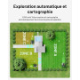 Mammotion YUKA Mini Vision Robot Tondeuse Intelligent sans RTK | Navigation AI Vision à Triple Caméra, Jusqu'à 700 m², Cartograp