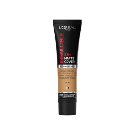 L'Oréal Paris - Fond de Teint Mat Haute Couvrance Waterproof - Longue Tenue - Léger & Matifiant - SPF 25 - Infaillible 32H Matte