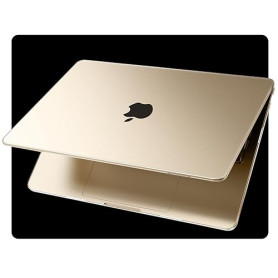 EooCoo avec Coque MacBook Air 15 Pouces M5-M2 [100% Assortie] Starlight Mat | Coque Rigide Compatible avec 2026-2023 Mac Air 15"