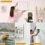Niveau Laser,ASOBRIS Laser Chantier Autonivelant avec Trepied,Lazer Niveaux à Ligne Croisée Verte Pour Accrocher des Tableaux,Dé