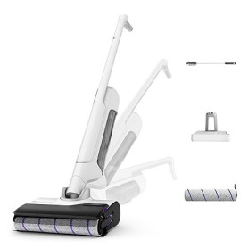 Rowenta X-Clean 10, Aspirateur Laveur sans fil, Design Plat 180°, Auto-Nettoyage et séchage 65°C, Autonomie 60min, Parfait pour