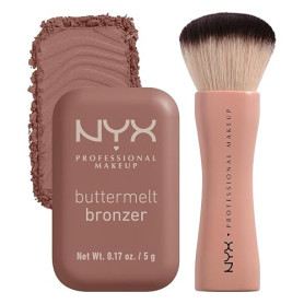 NYX PROFESSIONAL MAKEUP - Bronzeur Crème - Utilisation Corps et Visage - Buttermelt Bronzer, Teinte : Butta Biscuit | Beurre man