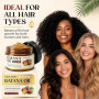 Bofuoos Huile de Batana pour Cheveux - 100% Pressée à Froid du Honduras | Huile de Batana Pure, Répare les Cheveux Abîmés, Élimi