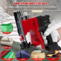 Risegun Machine à coudre électrique pour sacs, Sac D'emballage Électrique Couture Closer Stitcher avec 2 batteries 1300 mAh pour