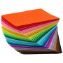 TRIXES 40 feuilles de feutrine multicolores loisirs créatifs | Rectangles de feutrine assortis pour scrapbooking, patchwork, DIY
