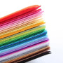 TRIXES 40 feuilles de feutrine multicolores loisirs créatifs | Rectangles de feutrine assortis pour scrapbooking, patchwork, DIY