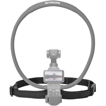 Honbobo Support Cou pour DJI Osmo Pocket 4, Neck Mount POV Prise de Vue Caméra Fixation Accessoires pour DJI Osmo Pocket 4 (Grey