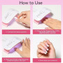 Makartt Mini Lampe LED pour Ongles Gel USB 6W | Blanc-Rose, Lampe UV/LED Pro, 60s Minuterie, 50% plus Rapide, 6W, Idéal Maison &