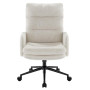 IWMH Chaise de Bureau, Fauteuil de Bureau avec Accoudoirs et roulettes, Fauteuil Pivotant Hauteur Réglable, Ergonomique Chaise C