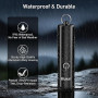 Blukar Mini Lampe Torche LED Rechargeable 360L Puissante, 3 Modes-2 Pack | EDC Mini Lampe de Poche Porte-clé LED, IPX6 Étanche,