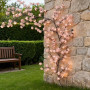 Guirlande de fleurs de cerisier 144 LED, télécommande et 8 modes lumineux | Décoration murale lumineuse, alimentation USB pour b