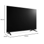 LG TV UHD AI 2025 | 65UA73 | 65'' (164 cm) | 4K UHD | HDR10 | WebOS 25 | Alexa, Google Assistant | Netflix Disney+ Canal+ Prime
