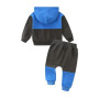 KIDDLETOWN Bébé Garçon Vêtement Bloc de Couleur Sweat-shirt, Ensemble de vêtements, Sweats à Manches Longues + Pantalon Taille E