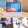 Coque Clavier pour Samsung Galaxy Tab S10 FE+ Plus 13.1" 2025, Clavier Azerty Français Bluetooth DéTachable, étui avec Bluetooth