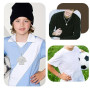 FENGCHUANG 3 Pièces Ensemble D'accessoires de Football, Bracelet C r7, Bracelet de Football pour Garçon, Pendentif Maillot, Coll