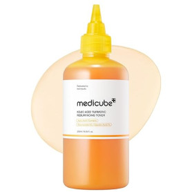 medicube Tonique Lissant Visage & Corps à l’Acide kojique Curcuma | Tonique léger avec Niacinamide & Acide glycolique, Soin du t