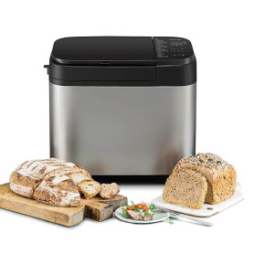 Panasonic SD-YR2550SXE Machine à Pain Auto, Distributeurs de Raisins Secs, de Noix et de Levure, 31 Programmes Auto, Double Capt