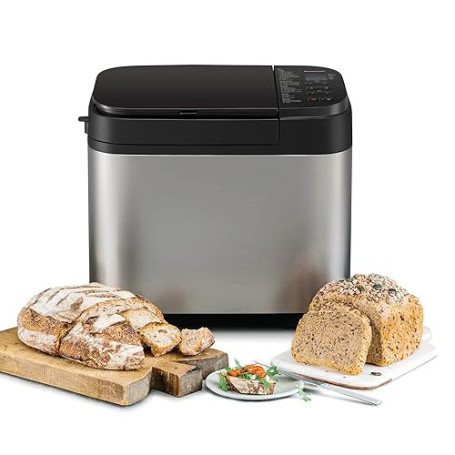 Panasonic SD-YR2550SXE Machine à Pain Auto, Distributeurs de Raisins Secs, de Noix et de Levure, 31 Programmes Auto, Double Capt