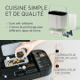 Panasonic SD-YR2550SXE Machine à Pain Auto, Distributeurs de Raisins Secs, de Noix et de Levure, 31 Programmes Auto, Double Capt