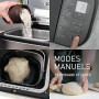 Panasonic SD-YR2550SXE Machine à Pain Auto, Distributeurs de Raisins Secs, de Noix et de Levure, 31 Programmes Auto, Double Capt