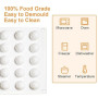 EXIN DEHCEN Moule Silicone Sphère 35 Cavités Ø 2cm | Pour Chocolat, Boules de Glace, Gelée, Bonbons