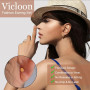 Vicloon Boucles d'Oreilles Set, 9 Paires Femmes Acier Inoxydable Creoles Ensemble Petite Clous Hypoallergéniques Cartilage Helix