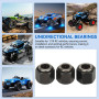 3Pcs RC 12mm/0,47po écrou Hexagonal Roulement à Sens Unique, Pièces de Démarreur de Traction de Moteur RC Fer Roulement à Sens U