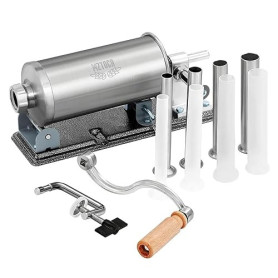 MZTOGR Remplissage de saucisses – Machine de cuisine horizontale en acier inoxydable faite maison pour remplir la viande (MZ-HOR