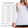 YOUCHAN Débardeur Homme Lot de 3 Maillots de Corps 100% Coton Toutes Les Tailles Noir et Blanc