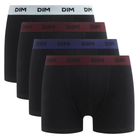 Dim Boxer Homme Mix and Colors Coton Stretch x4