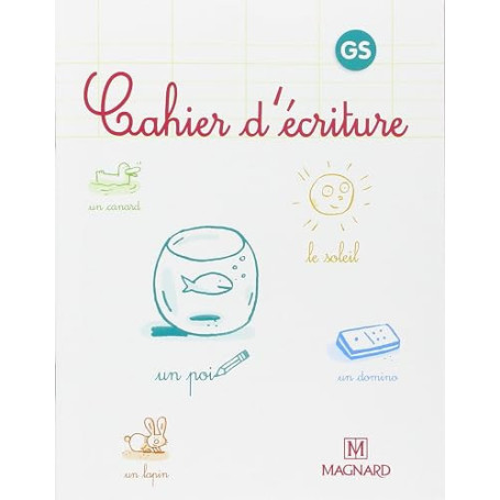 Cahier d'écriture GS