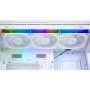 Thermalright TR TL-M12Q X3 Lot de 3 Ventilateurs de Processeur ARGB Infinity Mirror Blanc Refroidissement sans Fil 120mm Effet L