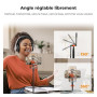K&F CONCEPT 180cm Trépied Mag-Safe Léger, Perche Selfie Extensible Portable | Double Aimant, Trépied Vlog Aluminium à Réglage 3