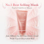 medicube Duo Glass Glow Quotidien: Masque de Nuit Wrapping au Collagène 75ml & Masque Gel Collagène Rose PDRN de Saumon (Lot de 