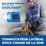 DongCheng Meuleuse d'Angle 800W, Ø125mm, 11800 tr/min | Capot Rapide, Poignée Auxiliaire, Inclut 2 Disques à Meuler, 2 à Lamelle