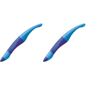 STABILO - Stylo roller ergonomique rechargeable - EASYoriginal - Bleu - Droitier (Lot de 2)