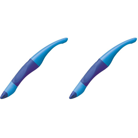 STABILO - Stylo roller ergonomique rechargeable - EASYoriginal - Bleu - Droitier (Lot de 2)