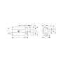 THIRARD - Serrure applique horizontale à double cylindre à tirage 140x90mm droite - 8115 | Serrure horizontale à double cylindre