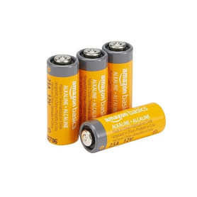 Amazon Basics Lot de 4 piles alcalines 23A, 12 V, puissance longue durée