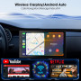 Haudio Autoradio 2 DIN CarPlay et Android Auto sans Fil avec 7‘’ Écran Tactile HD,avec Camera de Recul,Bluetooth,Mirror Link, AU