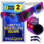 exclipse Lunettes Éclipse Solaire – Certifiées ISO 12312-2 et CE & UKCA, Protection Oculaire Sécurisée, Observation du Soleil, É