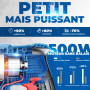 DongCheng Marteau perforateur sans fil 20V, 2,8 J SDS-plus (1 batterie) | Max de perçage 24 mm (Béton), Moteur sans balais, Embr