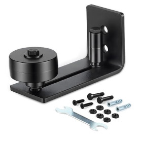 Wilktop Guide de Plancher, Guide-porte Coulissante Réglable, Rail de porte Coulissante au Sol avec 8 Options de Configuration, p