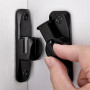 Litensh 90/180 Degrés Loquet de Porte Rabattable, Verrou Porte Loquet Porte Coulissante Fermeture Porte Coulissante Serrure Port