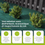 Toile de paillage tissée 130g/m² - Rouleau - Géotextile Anti-Mauvaises Herbes Haute résistance - Coloris Vert - Usage Jardin, al