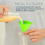 Lot de 100 sacs à glace jetables avec entonnoir, sacs sans BPA, sachets à sucettes glacées pour fabrication de glaces à la maiso