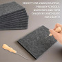 FOCCTS 10 Kit Poinçon pour Enfant et Adultes –10 Aiguilles à Piquer et 10 Tapis feutrés-Développe la Concentration et la créativ