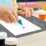 FOCCTS 10 Kit Poinçon pour Enfant et Adultes –10 Aiguilles à Piquer et 10 Tapis feutrés-Développe la Concentration et la créativ