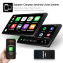 Ossuret Autoradio pour Renault Clio 4 (2012-2019), 10.1 Pouces Android 14 écran Tactile 2+32 Go Navigation GPS avec Carplay Andr